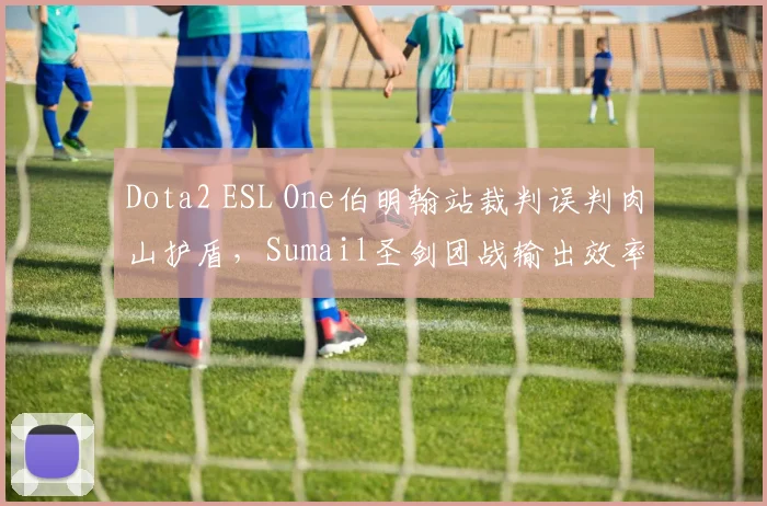 Dota2 ESL One伯明翰站裁判误判肉山护盾，Sumail圣剑团战输出效率降低35%